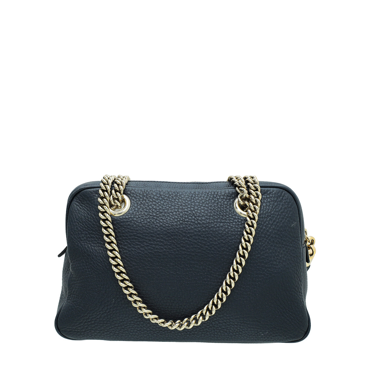 Gucci Navy Blue Soho Tassel Small Chain Bag