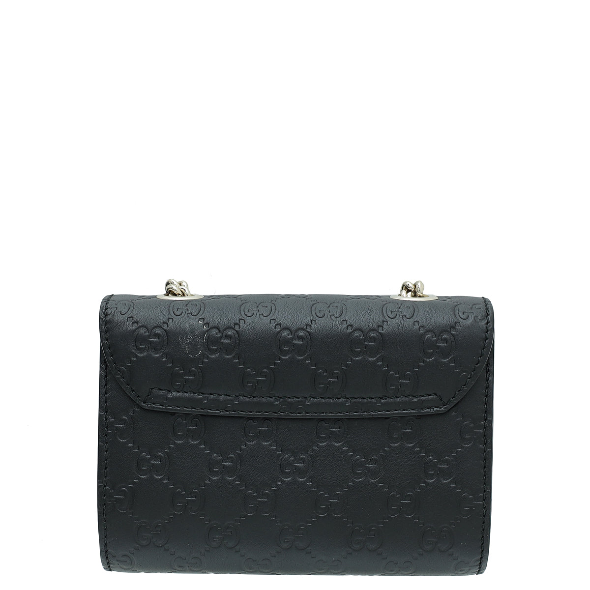 Gucci Black GG Guccissima Emily Mini Chain Bag