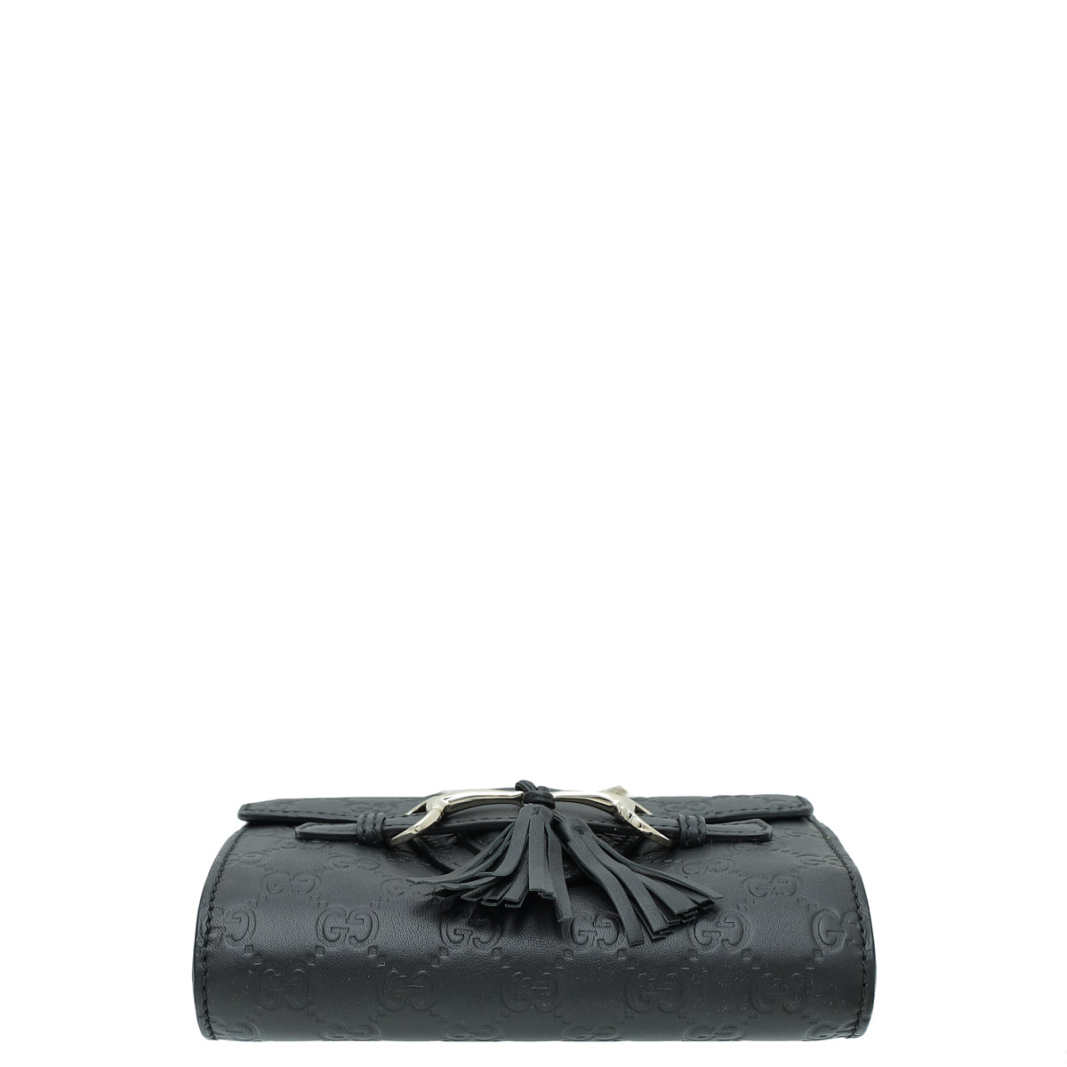 Gucci Black GG Guccissima Emily Mini Chain Bag