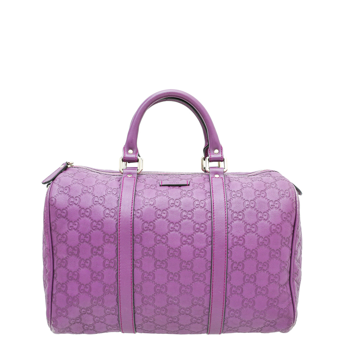 Gucci Purple GG Guccissima Joy Boston Medium Bag