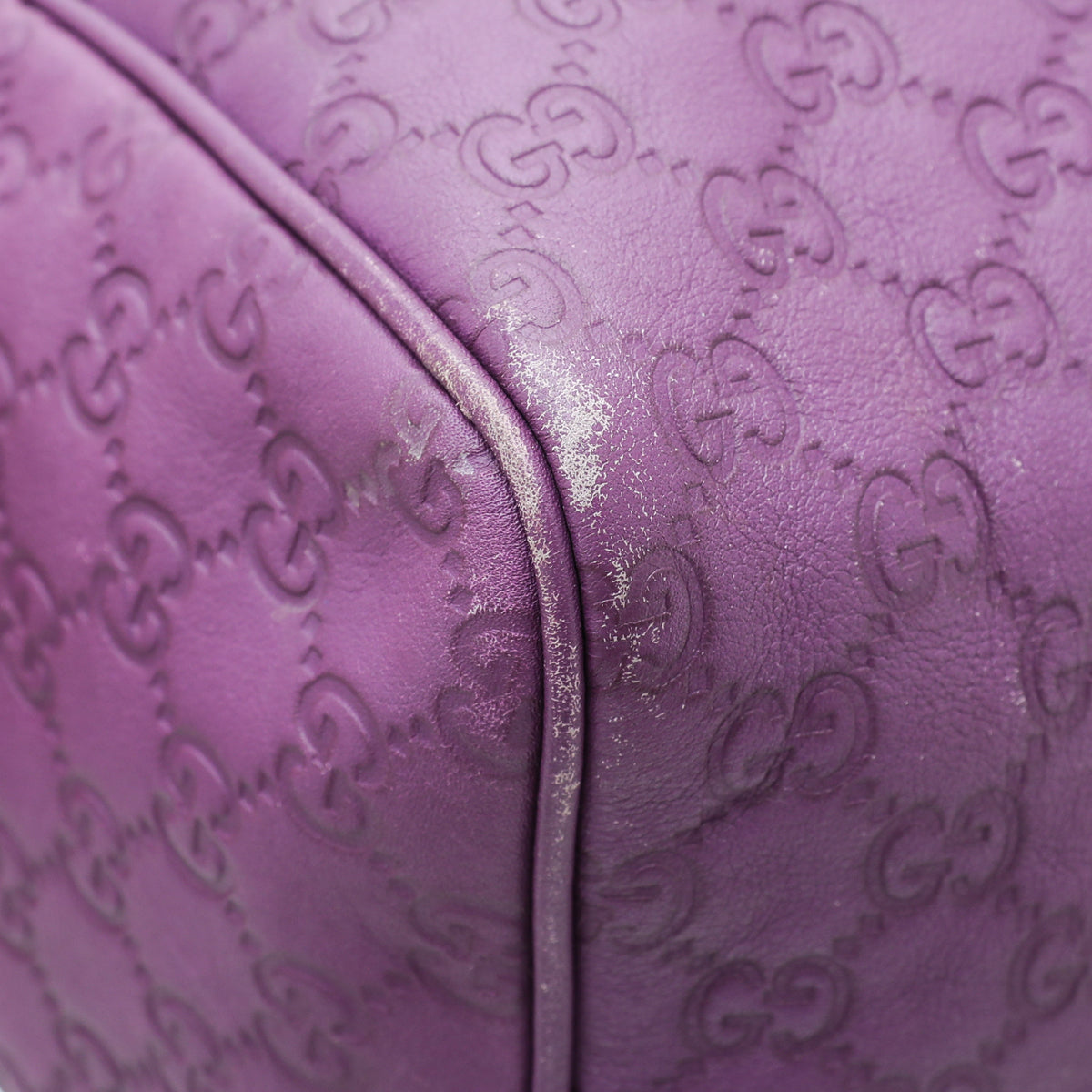 Gucci Purple GG Guccissima Joy Boston Medium Bag