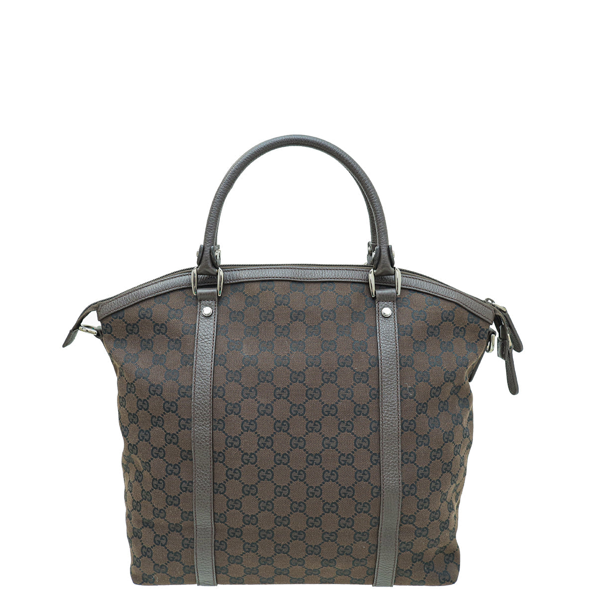 Gucci Chocolate GG Tote Large Bag