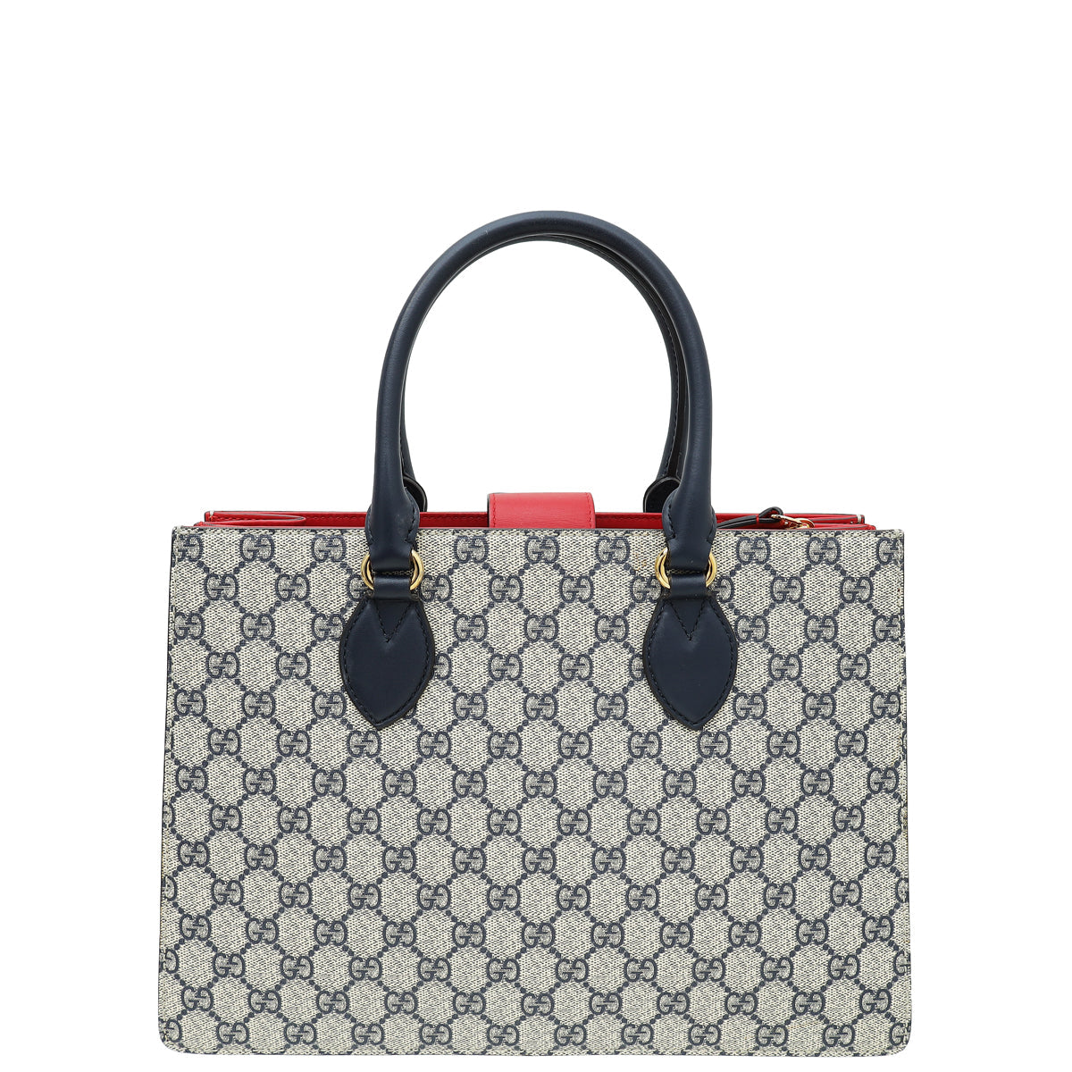 Gucci Bicolor GG Supreme Convertible Top Handle Bag