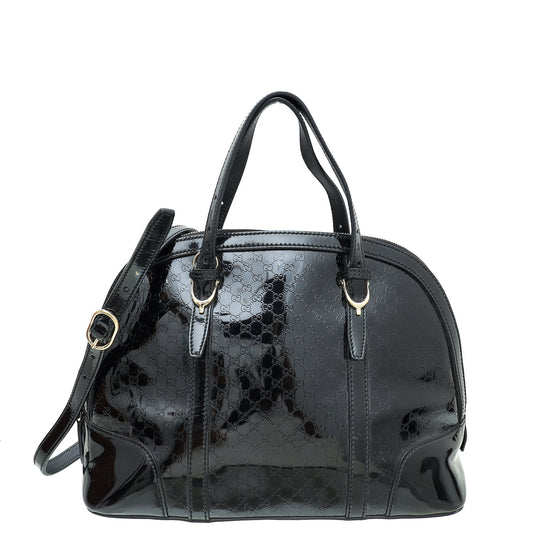 Gucci Black GG Microguccissima Nice Small Bag