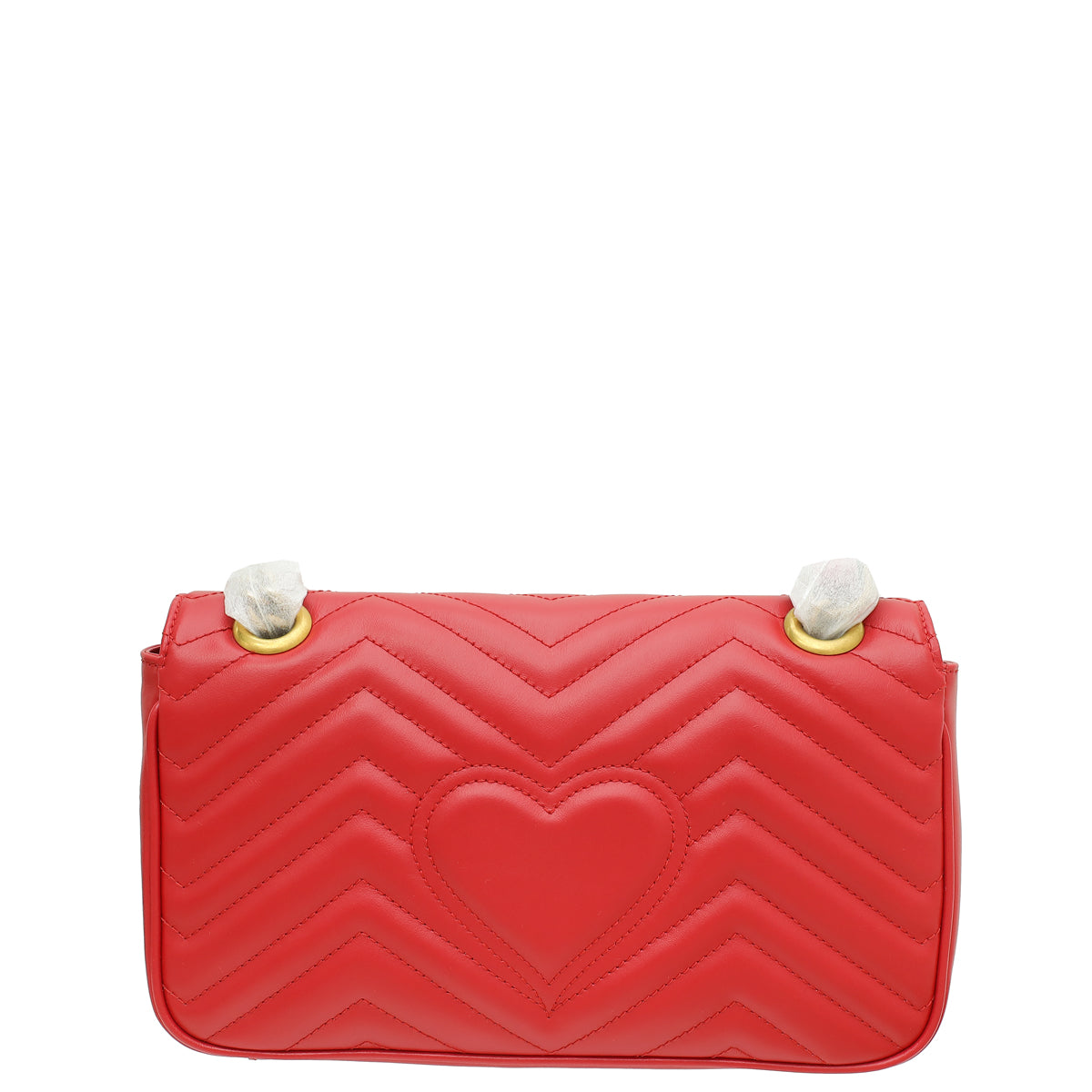 Gucci Red GG Marmont Small Shoulder Bag