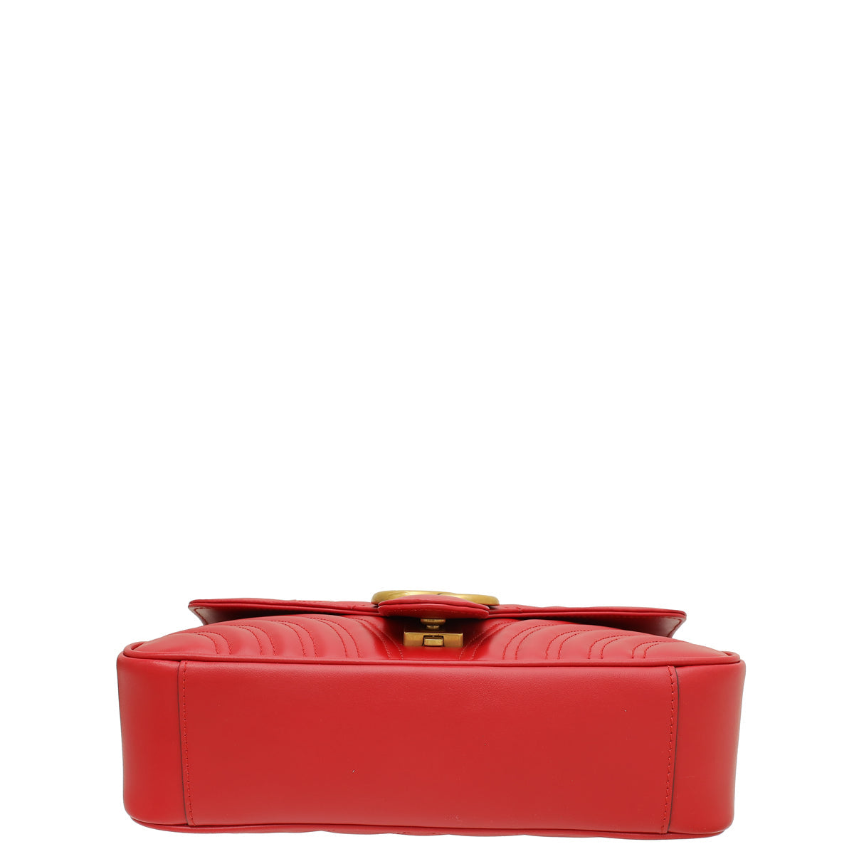 Gucci Red GG Marmont Small Shoulder Bag