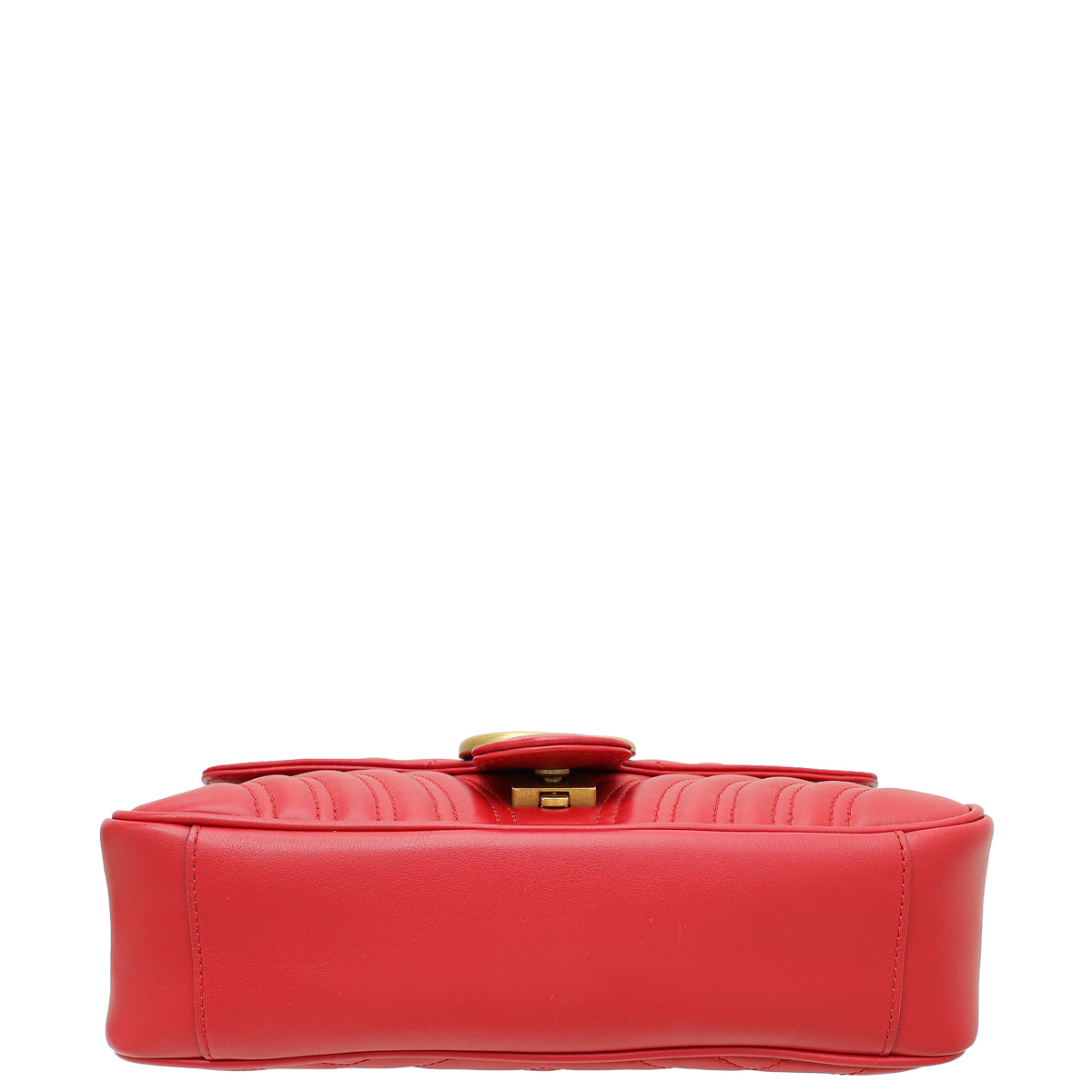 Gucci Red GG Marmont Small Shoulder Bag