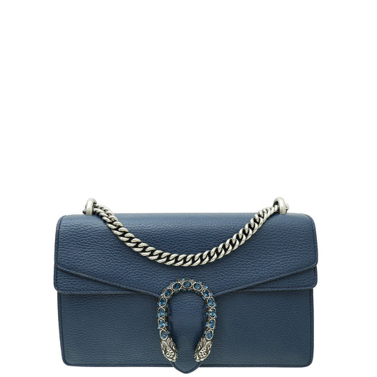 Gucci Navy Blue Dionysus Small Shoulder Bag