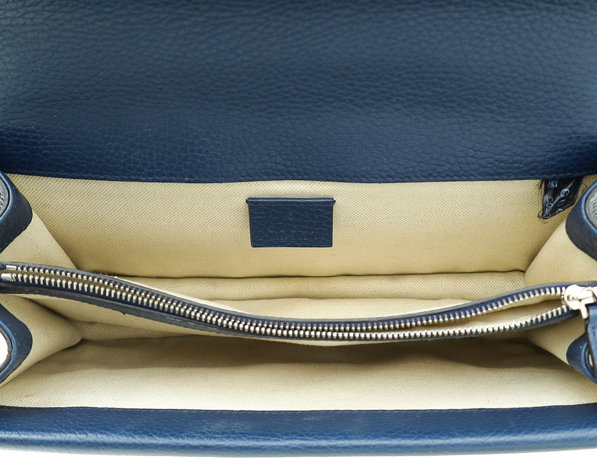 Gucci Navy Blue Dionysus Small Shoulder Bag