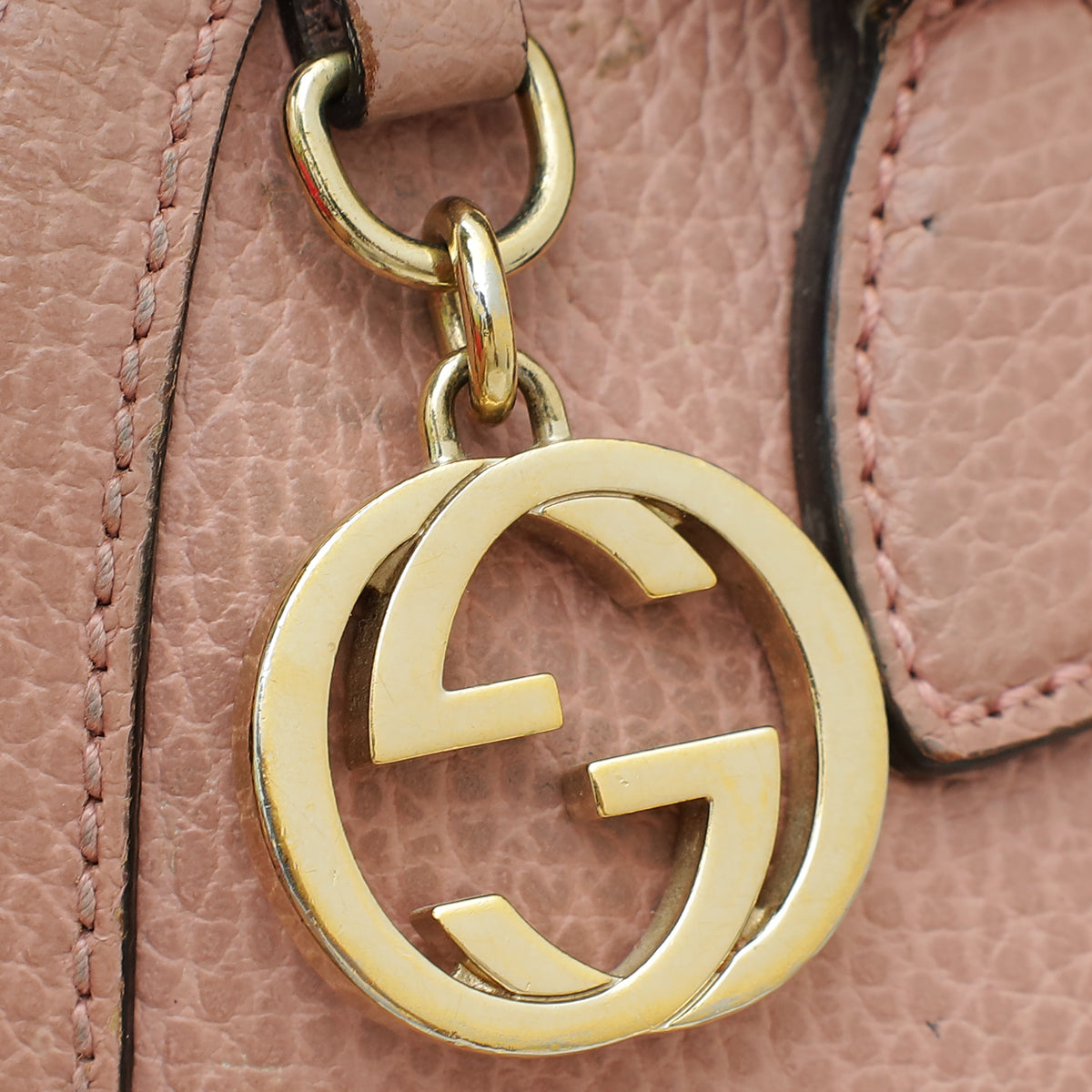 Gucci Dusty Pink GG Charm Dome Bag Mini Bag