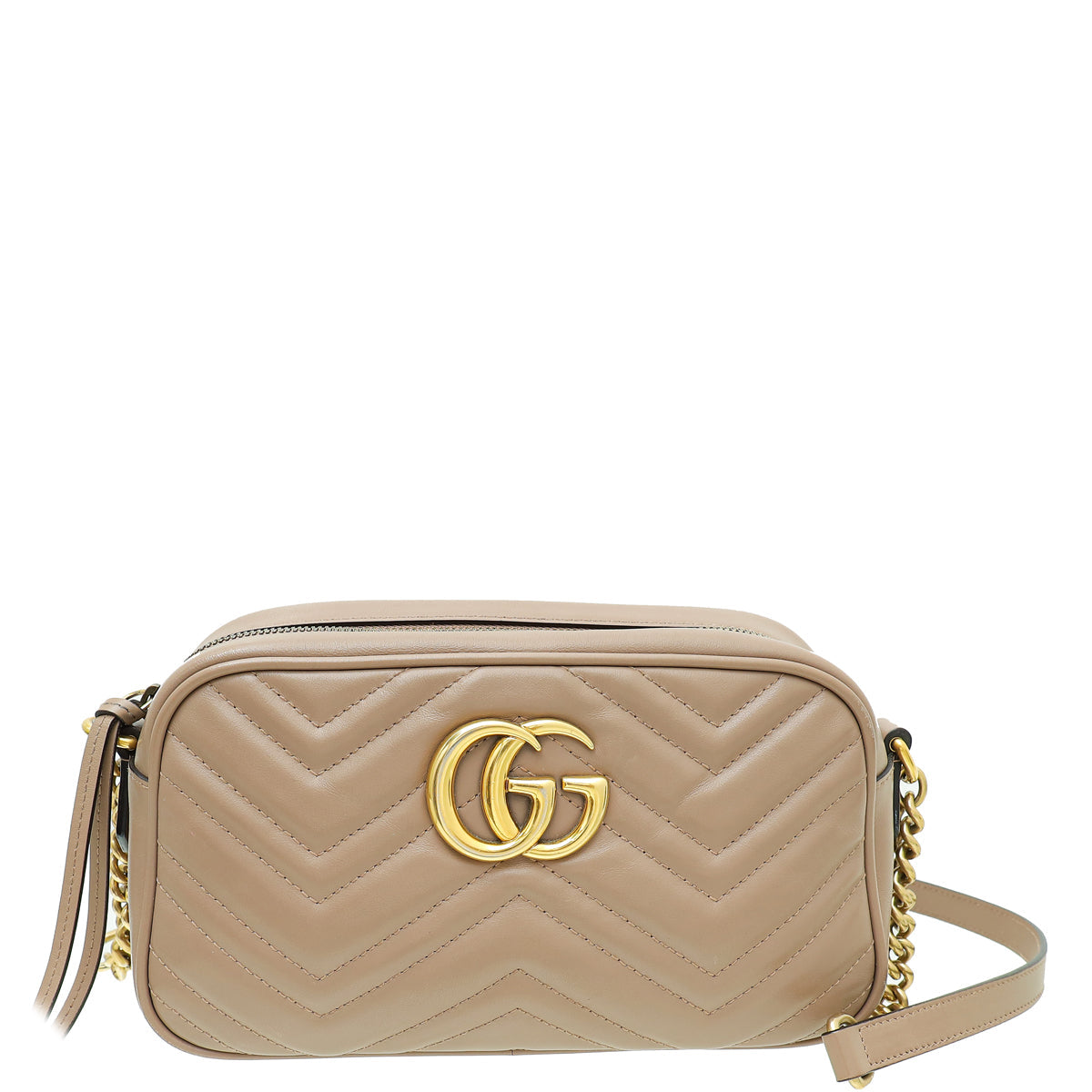 Gucci Dusty Pink GG Marmont Small Camera Shoulder Bag