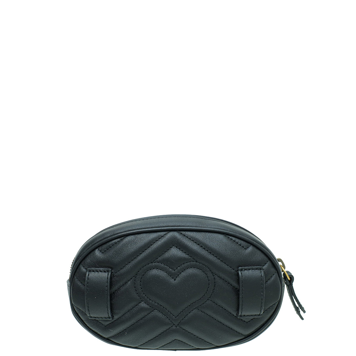 Gucci Black GG Marmont Mini Belt Bag