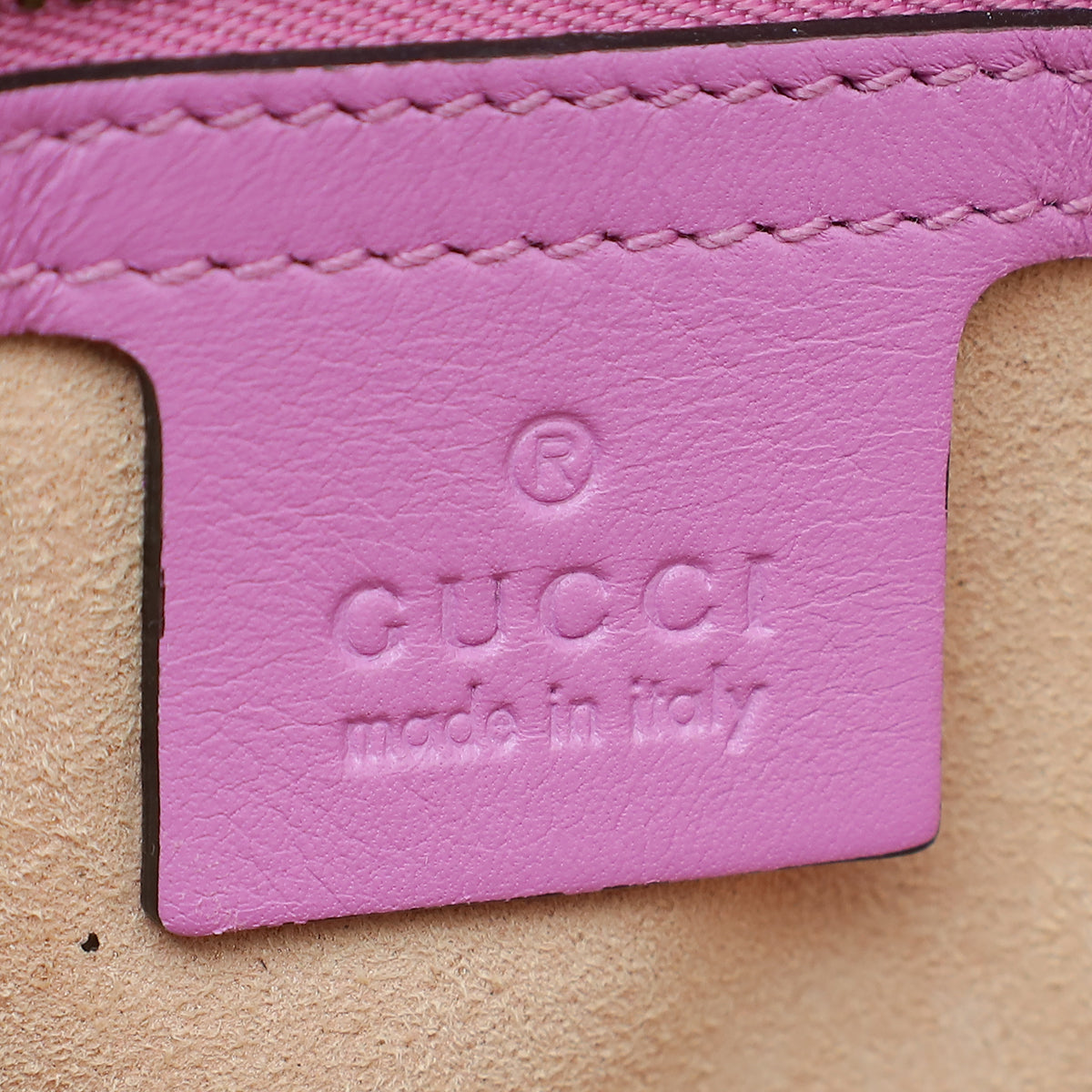 Gucci Pink GG Marmont Flap Medium Bag