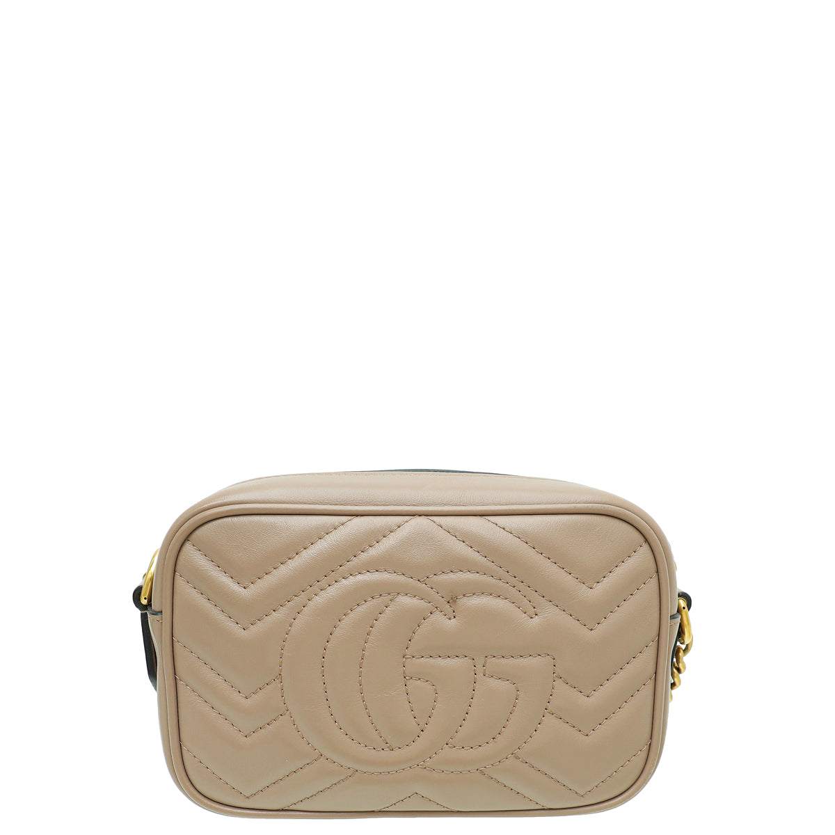 Gucci Dusty Pink GG Marmont Matelassé Mini Camera Bag