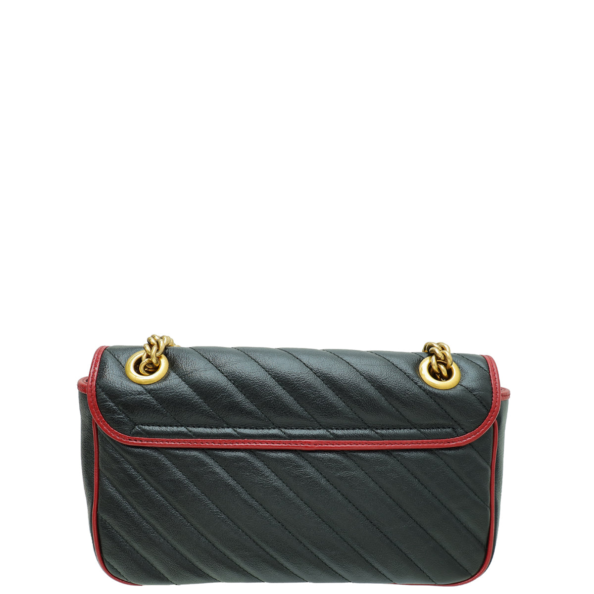 Gucci Black GG Marmont Small Shoulder Bag