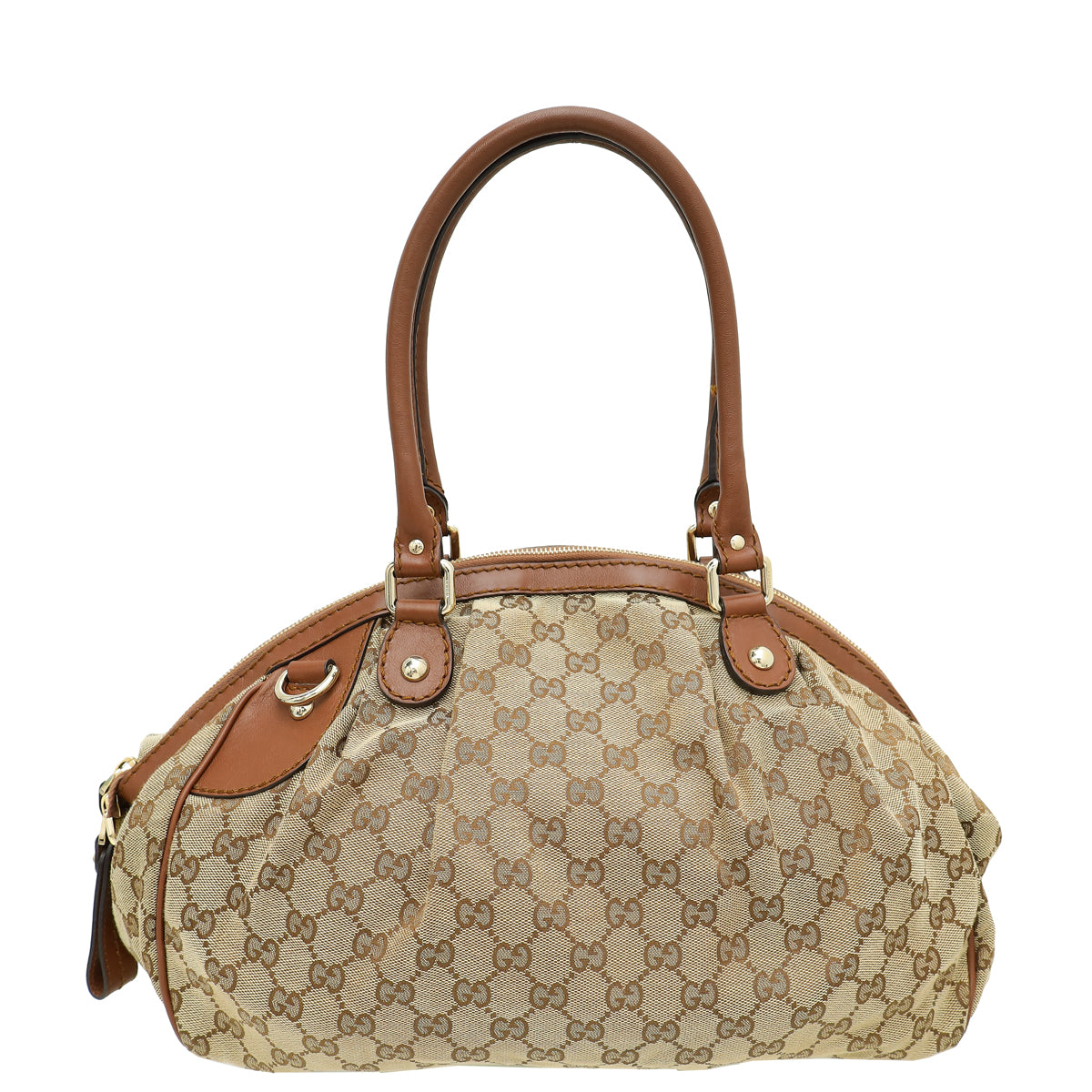 Gucci Bicolor GG Sukey Medium Boston Bag