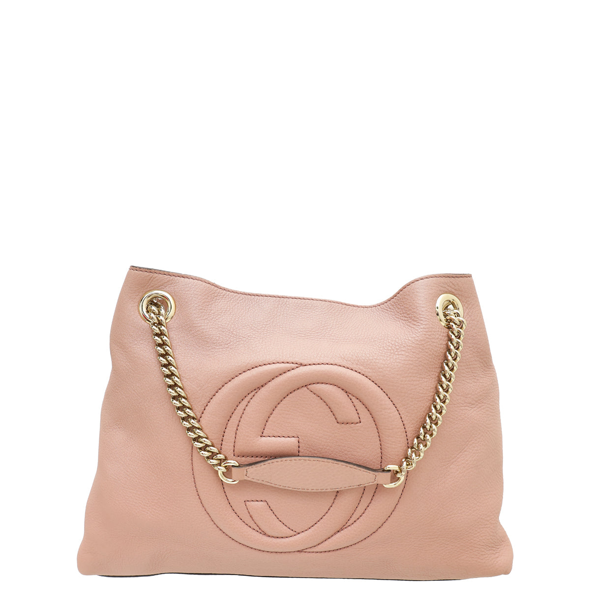 Gucci Pink Nude Soho Tote Medium Bag