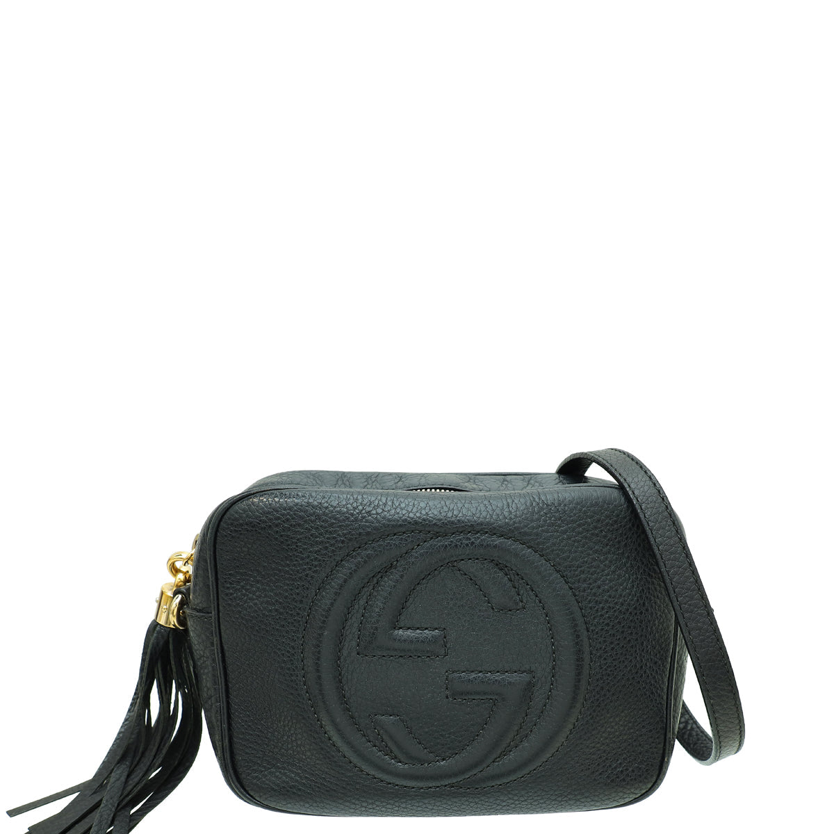 Gucci Black Soho Tassel Camera Bag