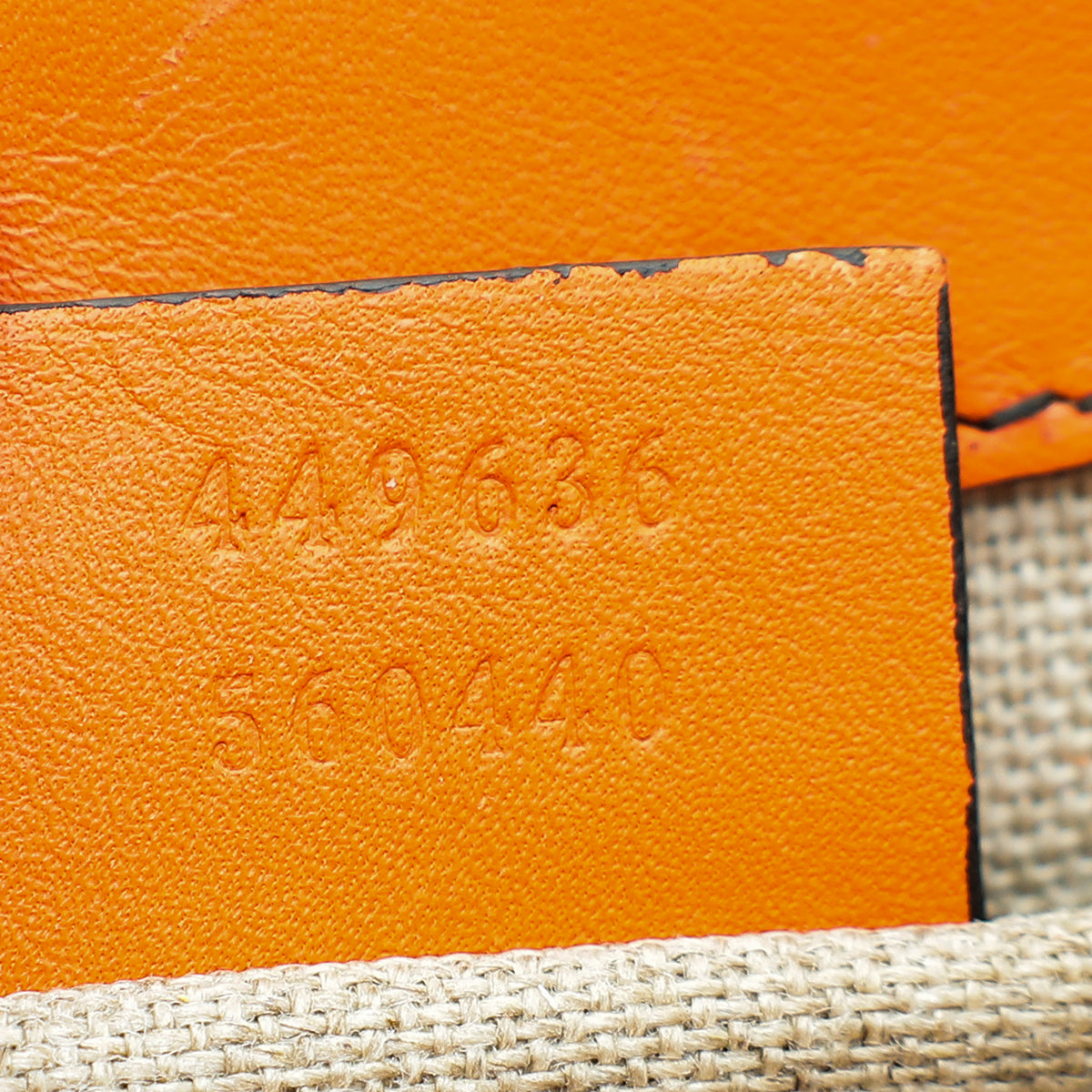 Gucci Orange GG Microguccissima Emily Mini Chain Bag