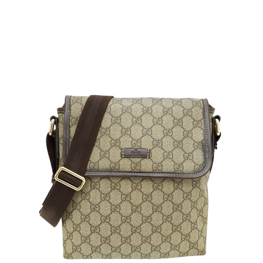 Gucci Bicolor GG Supreme Messenger Small Bag