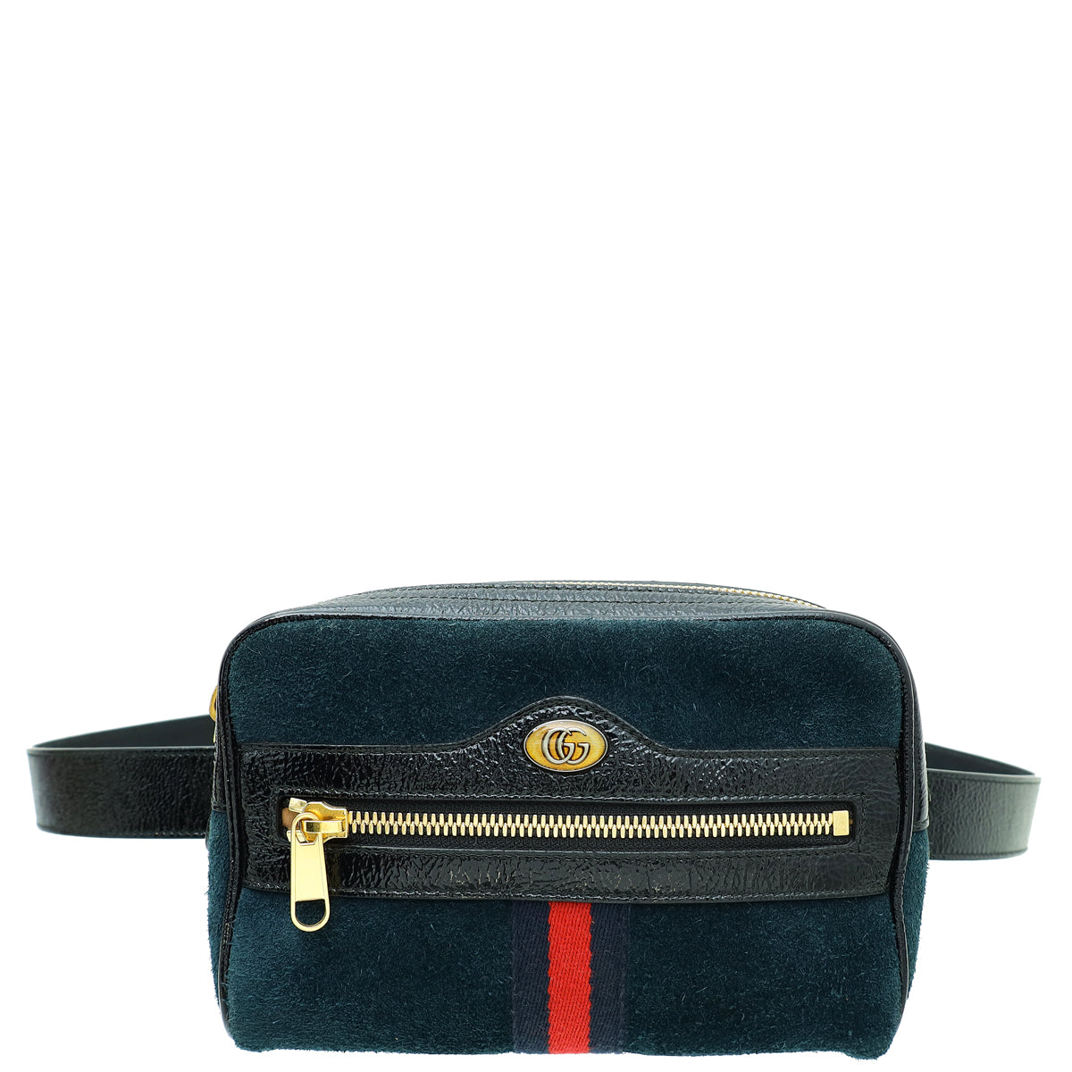 Gucci Black Ophidia Web Small Belt Bag