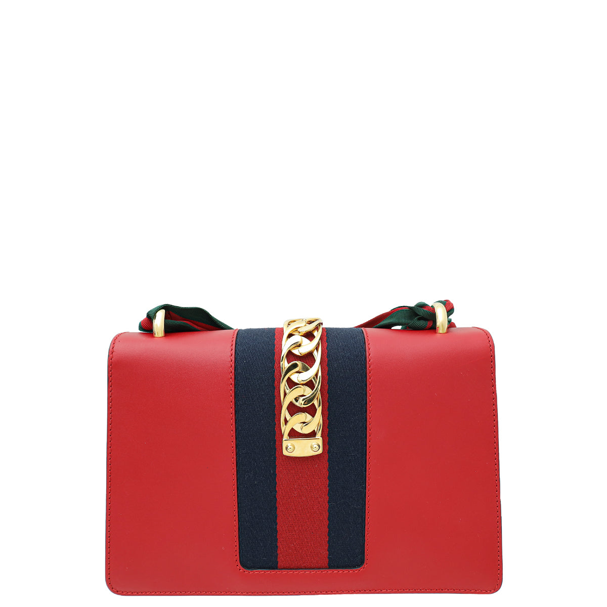 Gucci Red Sylvie Small Shoulder Bag