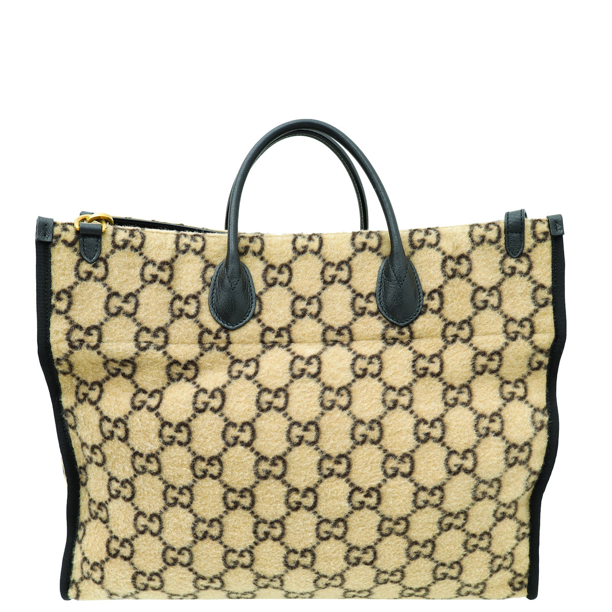 Gucci Bicolor GG Monogram Covered Wool Tote Bag