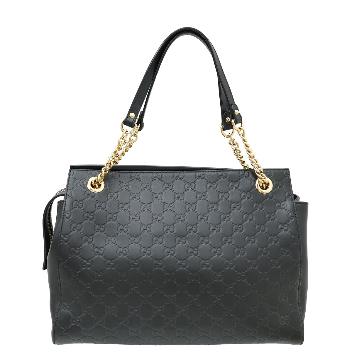 Gucci Black GG Guccissima Soft Tote Bag