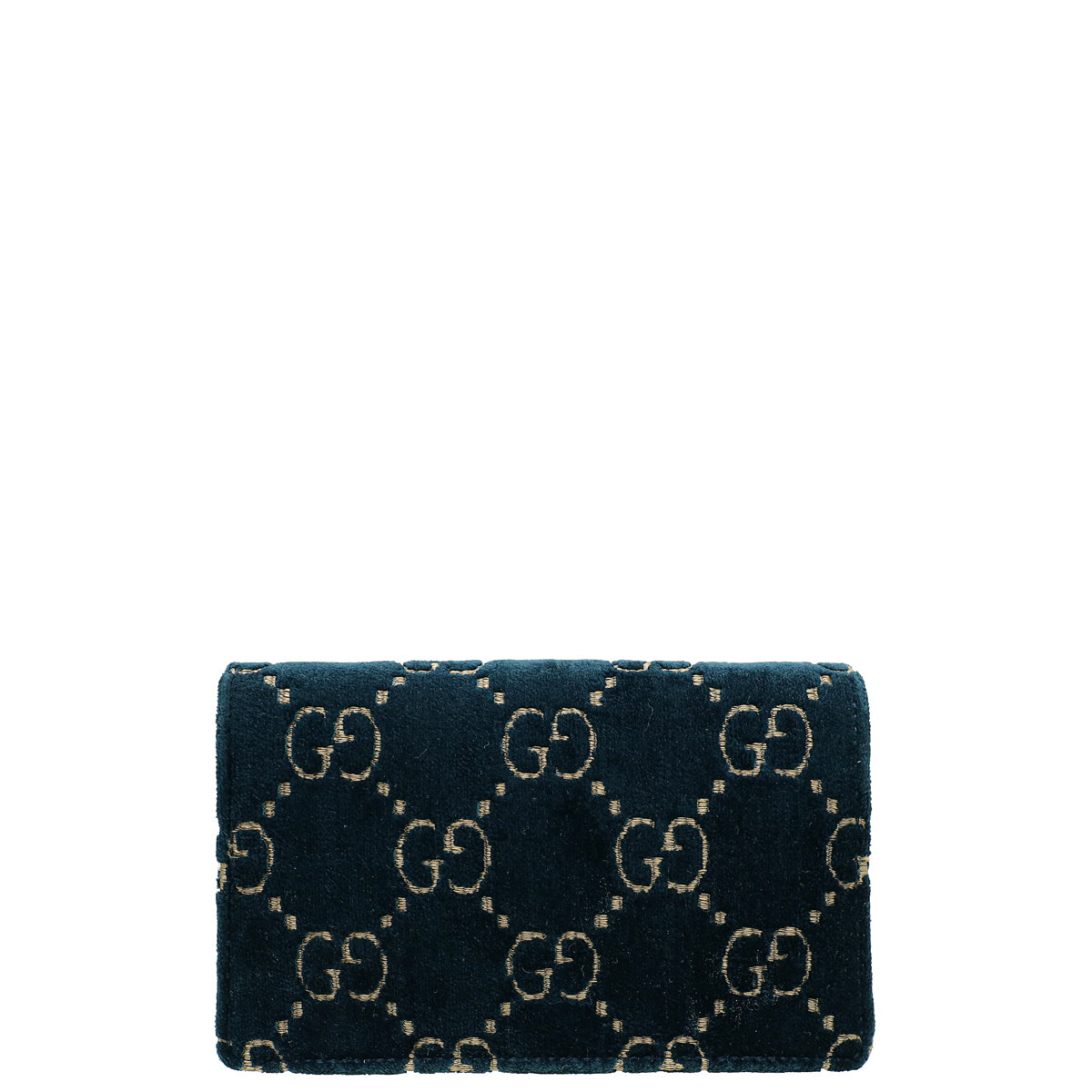 Gucci Navy Blue GG Velvet Crystal Dionysus Super Mini Bag