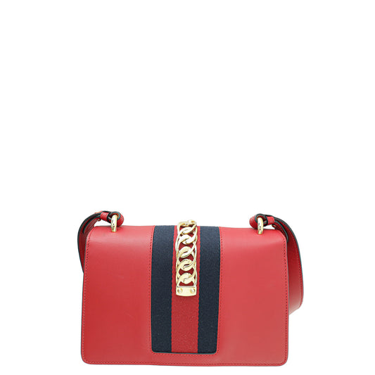 Gucci Red Sylvie Small Bag