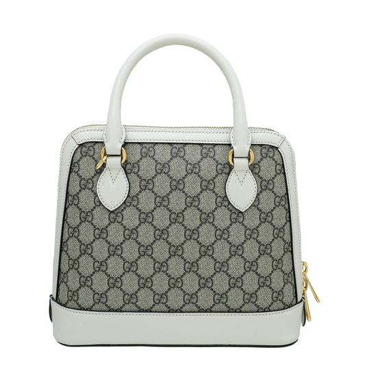 Gucci Bicolor Horsebit 1955 Small Top Handle Bag