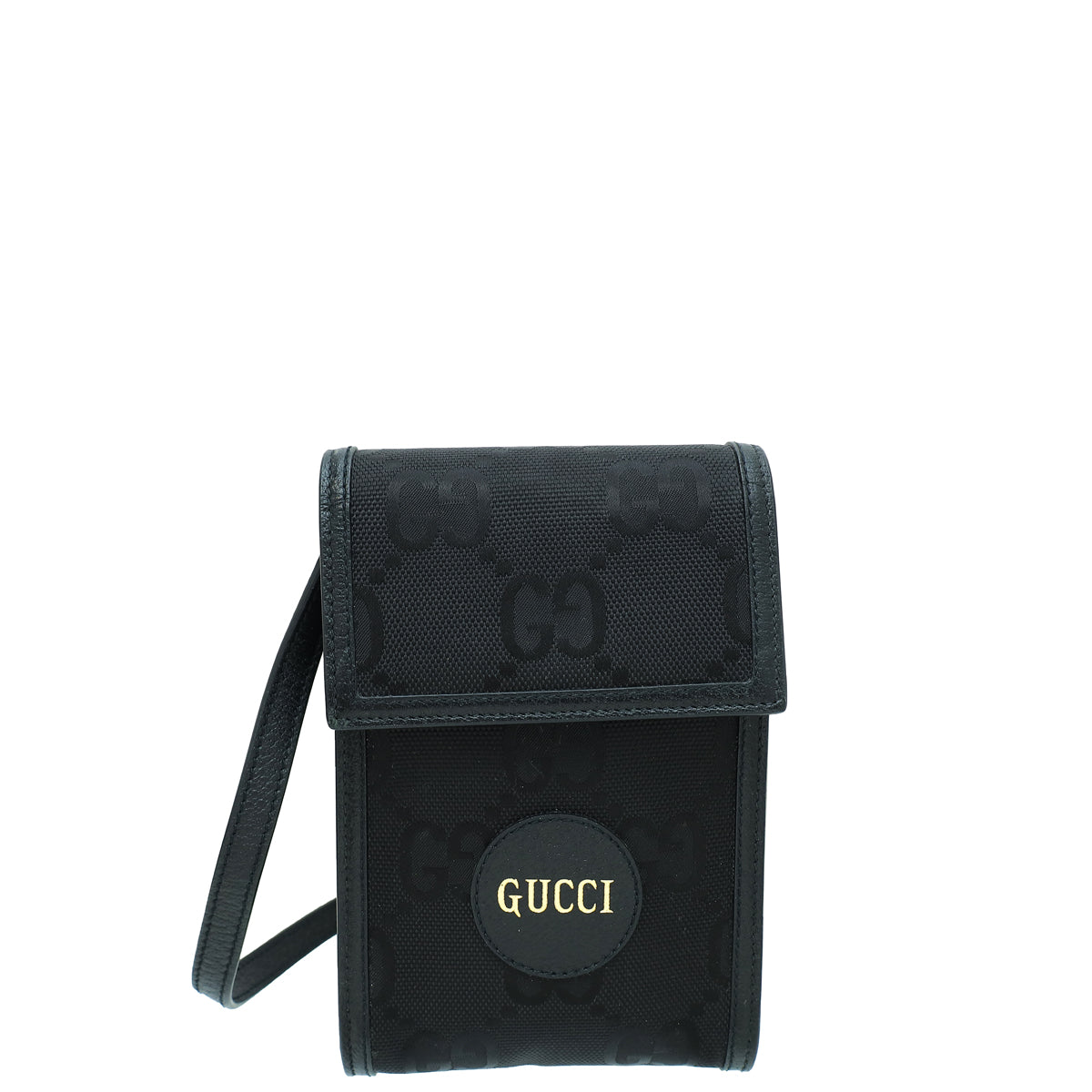 Gucci Black Jumbo GG Econyl Nylon Off the Grid Crossbody Bag