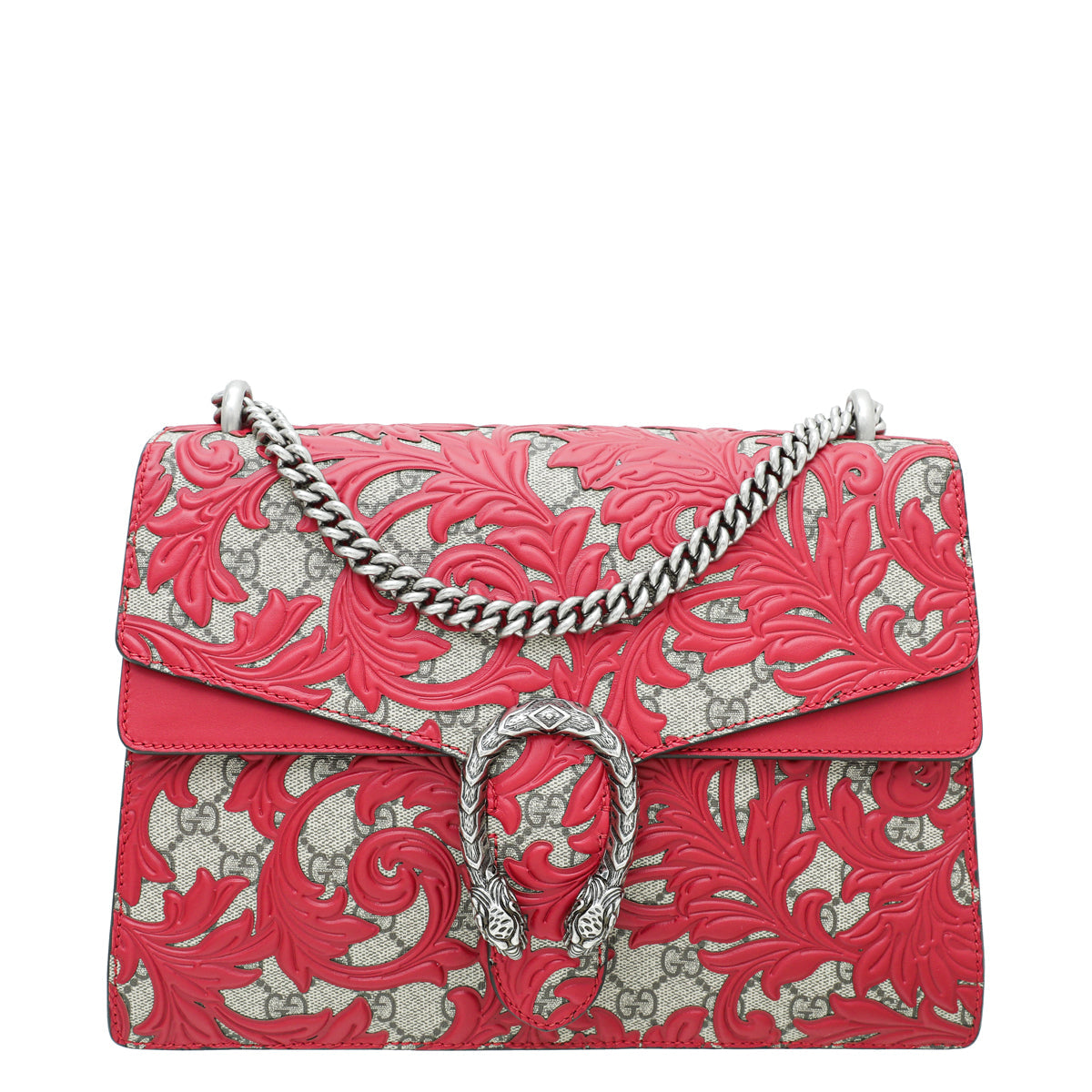 Gucci Bicolor GG Supreme Arabesque Dionysus Medium Bag