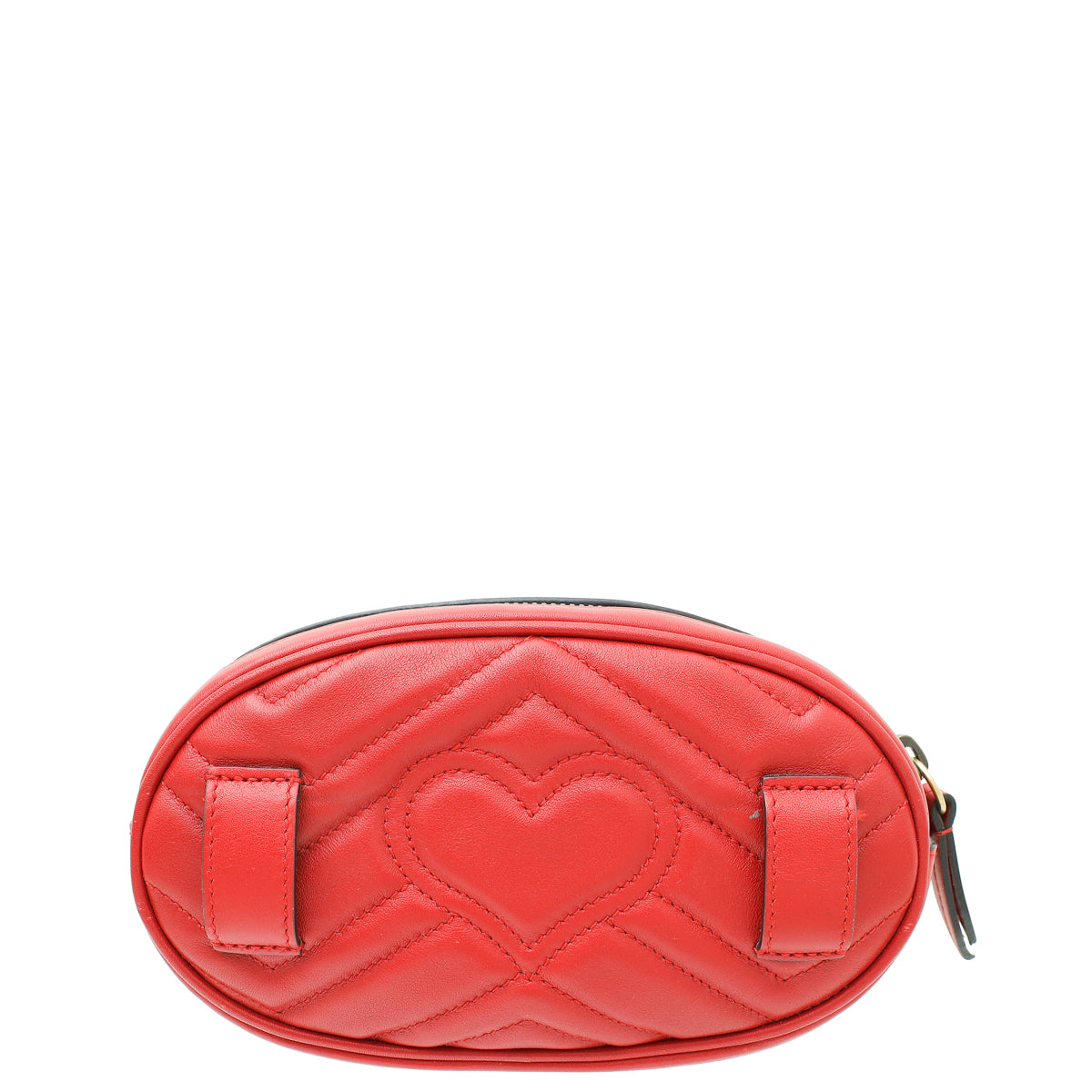 Gucci Red GG Marmont Mini Belt Bag