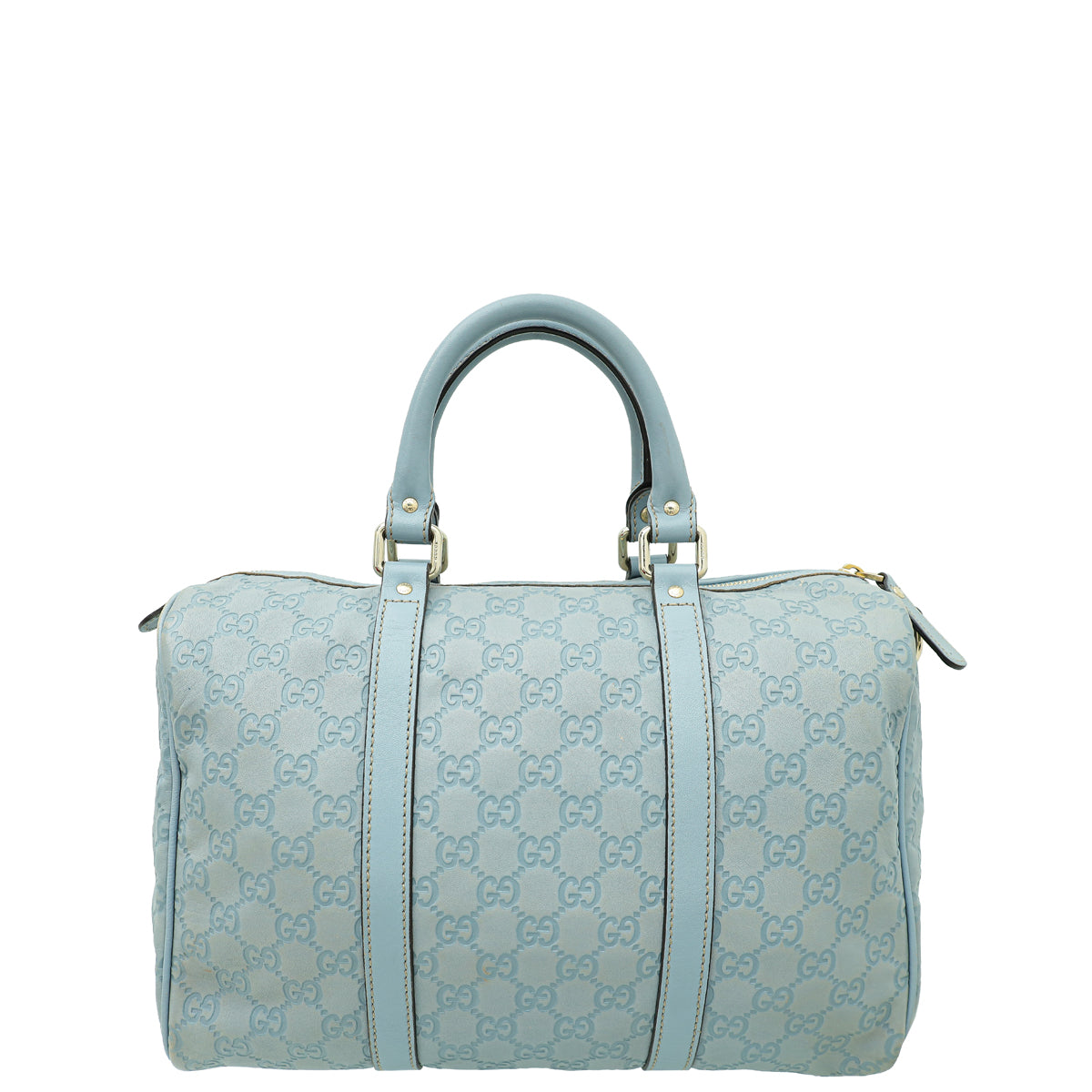 Gucci Light Blue Guccissima Joy Boston Medium Bag