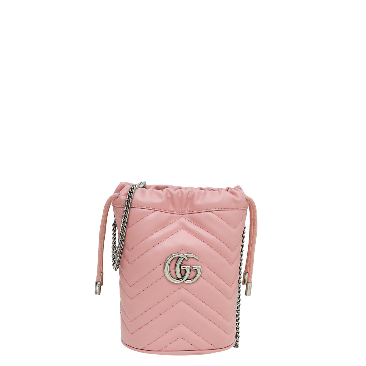 Gucci Pink GG Marmont Bucket Mini Bag