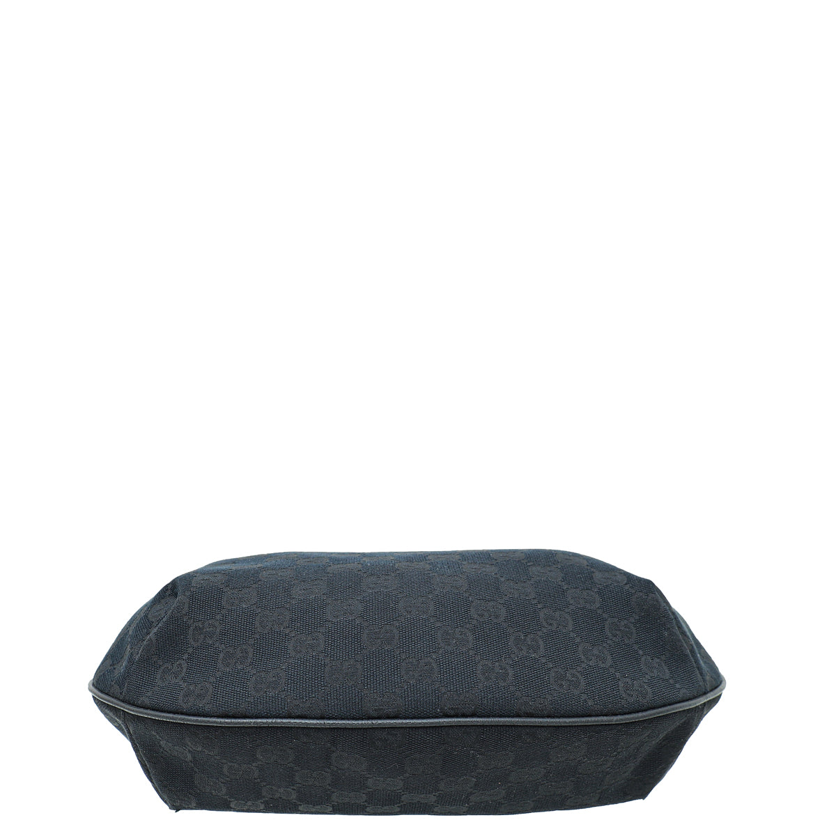 Gucci Black GG Web Messenger Bag