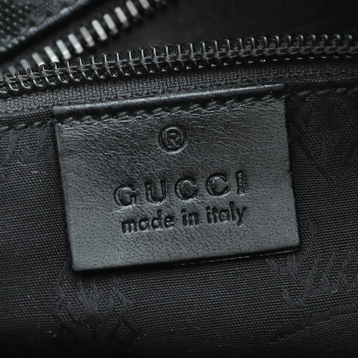 Gucci Black GG Imprime Camera Messenger Bag