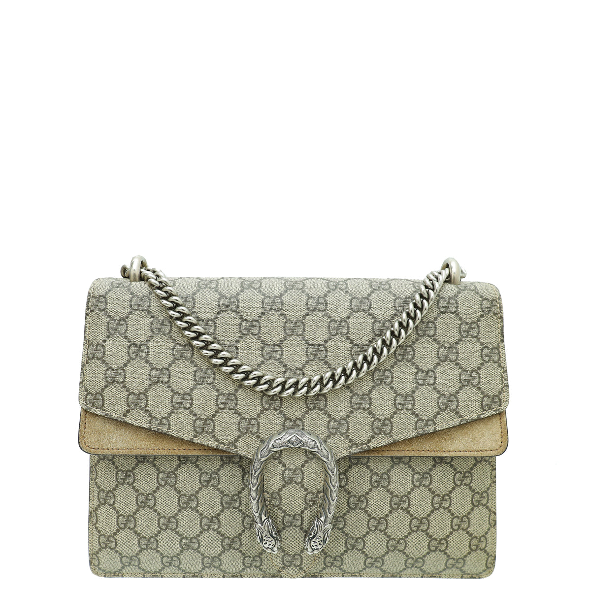 Gucci Bicolor GG Supreme Dionysus Medium Shoulder Bag