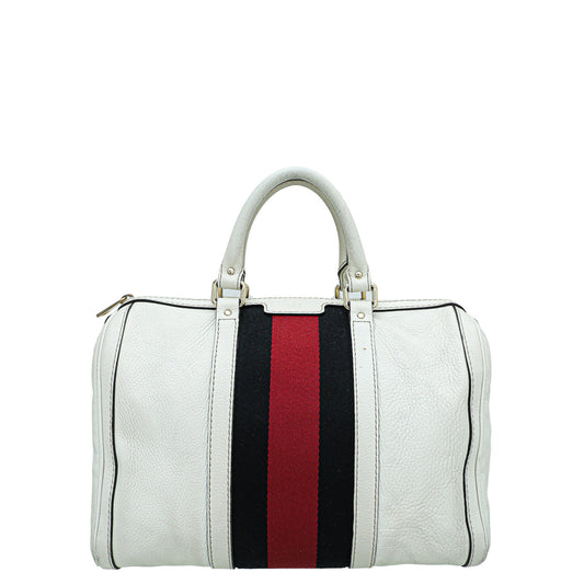 Gucci Tricolor Vintage Web Joy Boston Bag