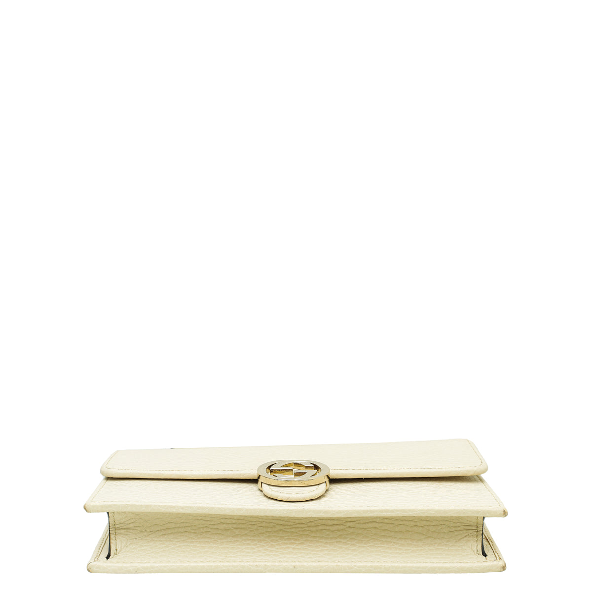 Gucci Ivory Interlocking G Chain Wallet