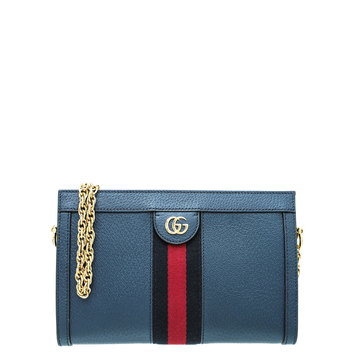 Gucci Navy Blue Ophidia Chain Bag