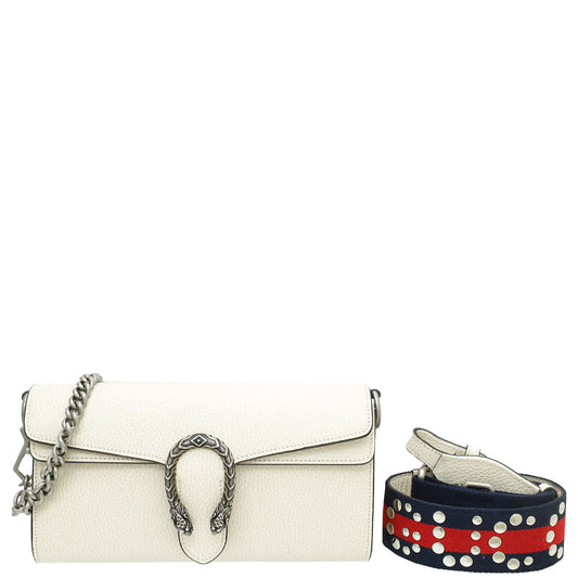 Gucci White Cream Dionysus Small Shoulder Bag