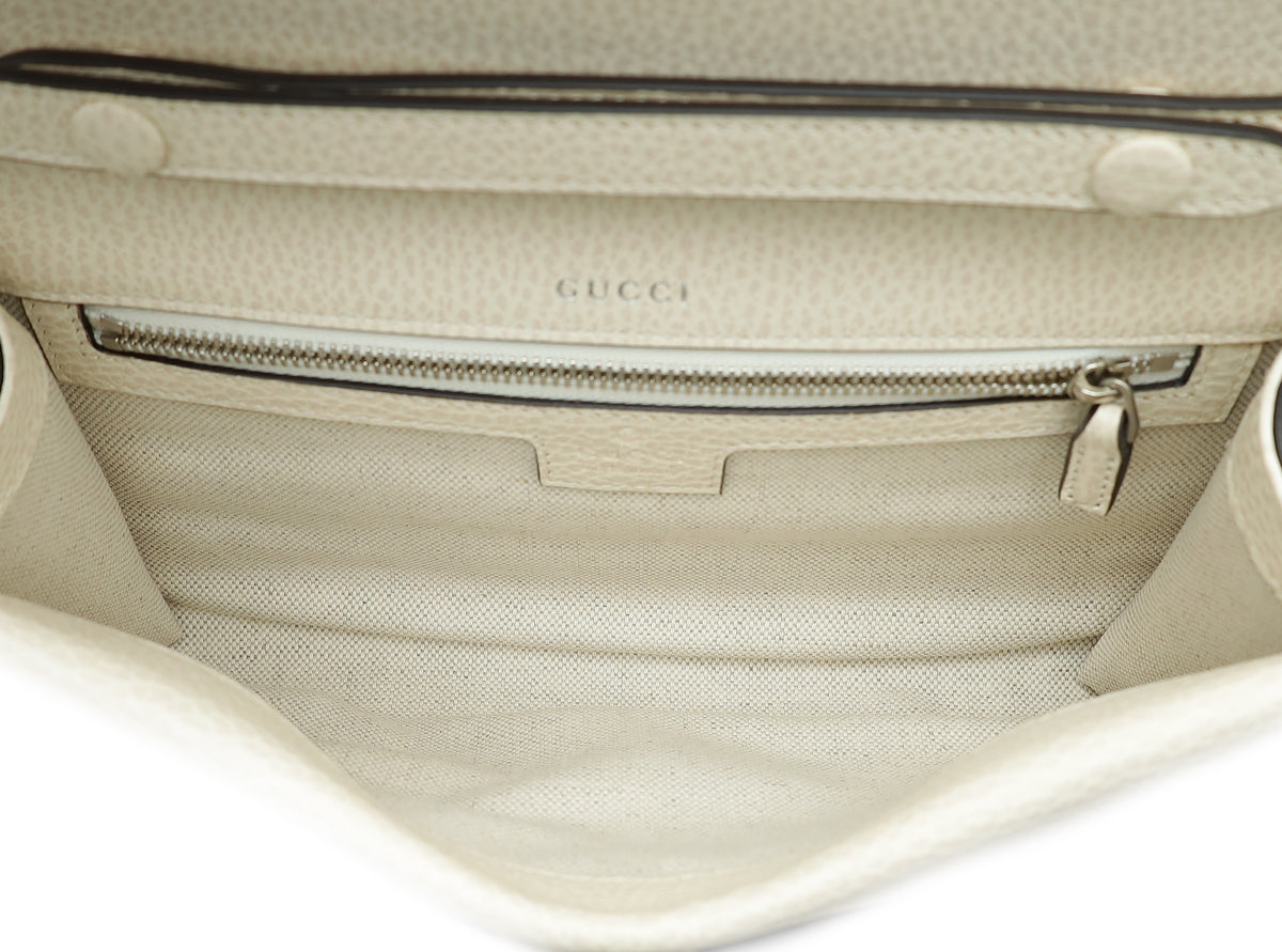 Gucci White Cream Dionysus Small Shoulder Bag