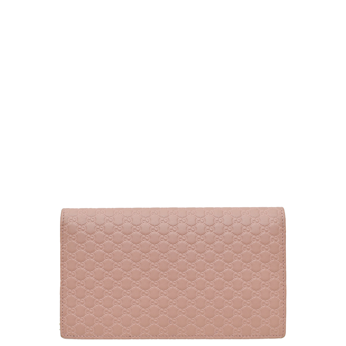 Gucci Dust Pink GG Microguccissima Strap Wallet