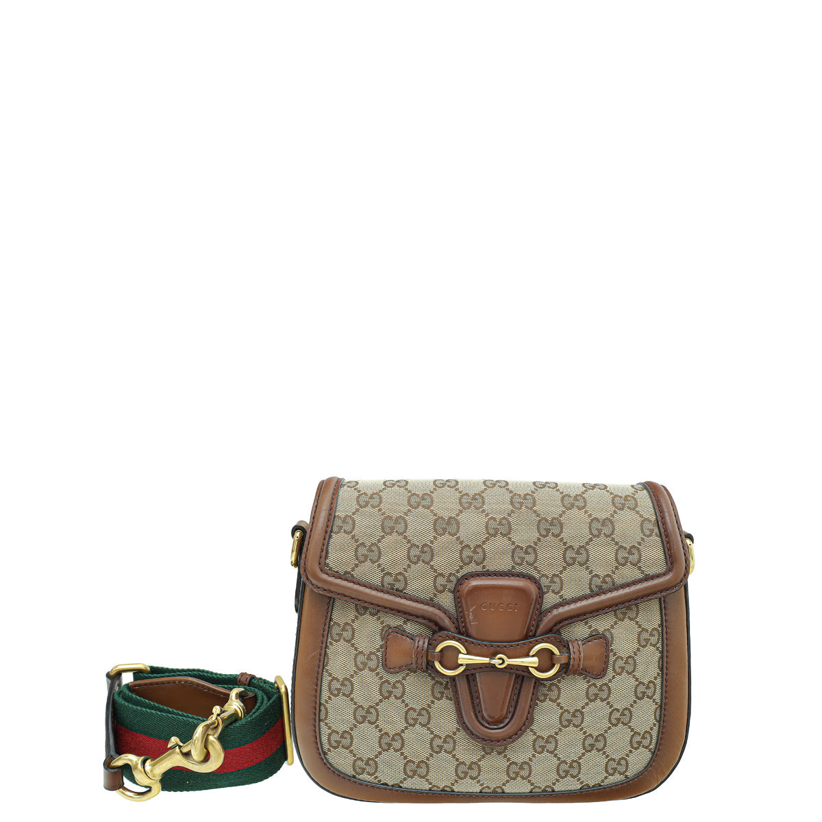 Gucci Bicolor GG Lady Web Shoulder Bag