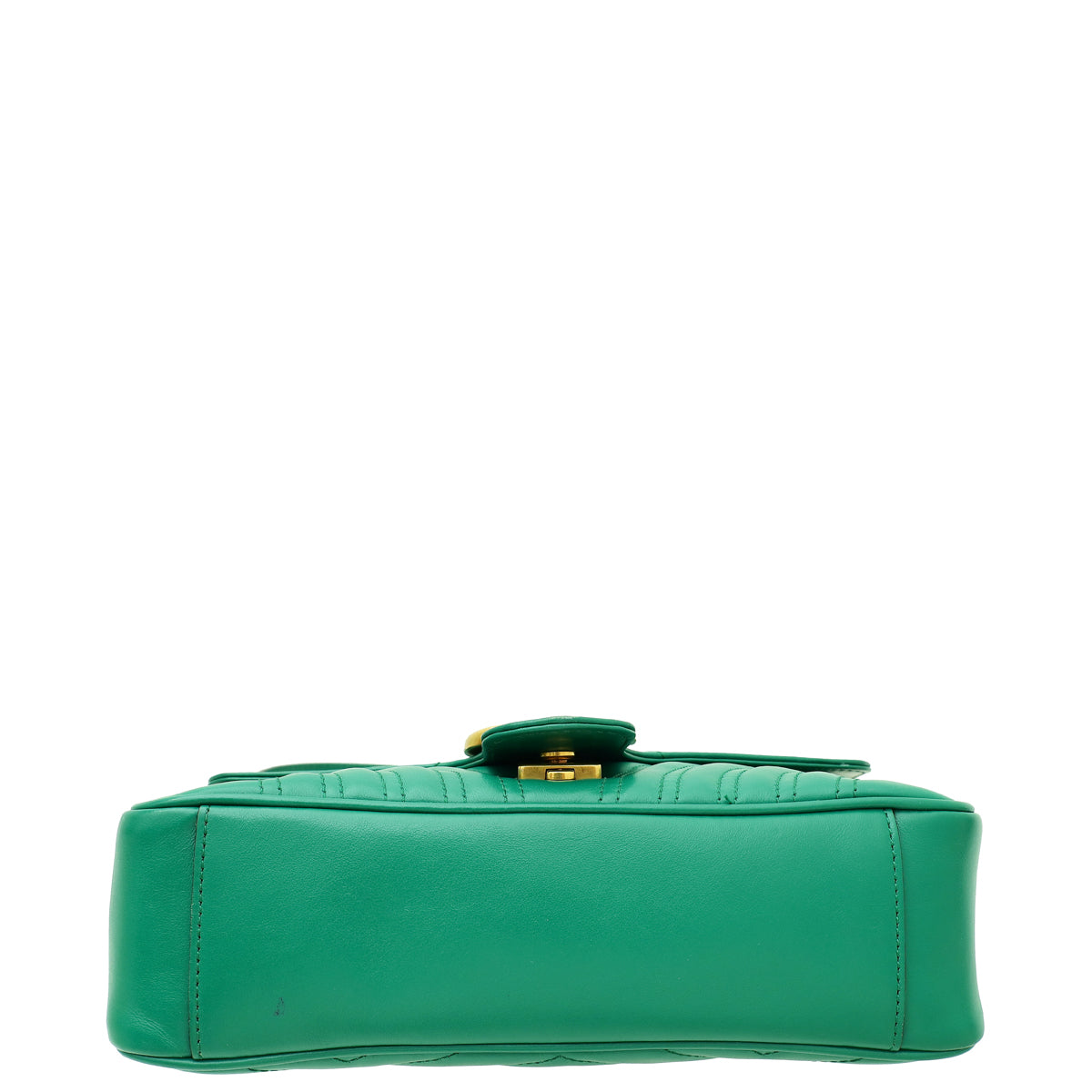 Gucci Green GG Marmont Matelasse Small Shoulder Bag