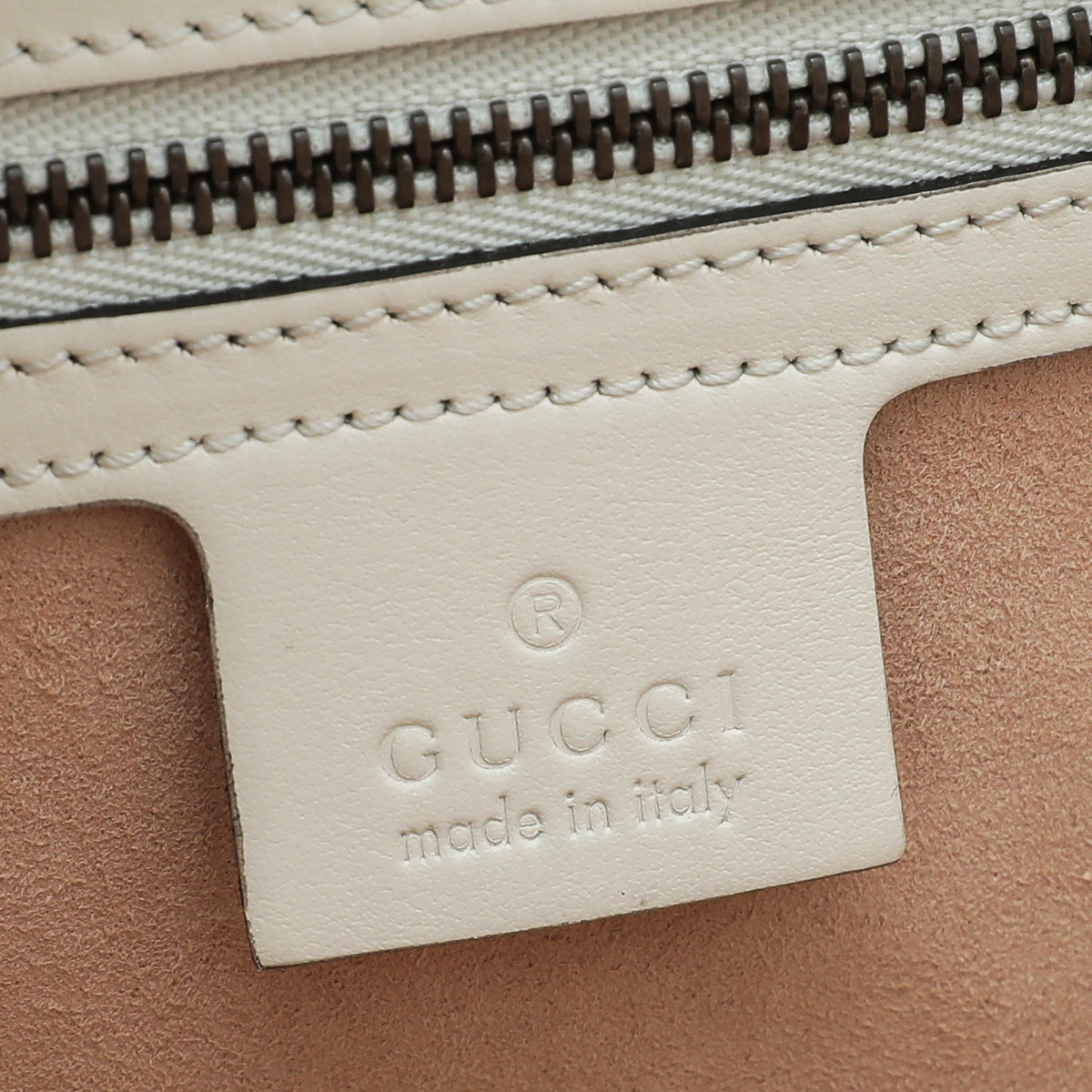 Gucci White Sylvie Web GG Marmont Bag