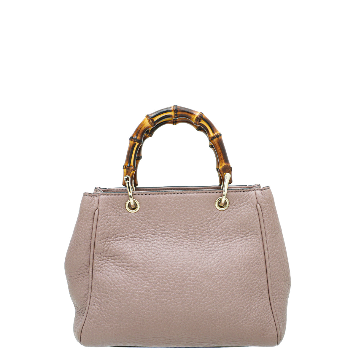 Gucci Dusty Pink Bamboo Mini Shopper Bag