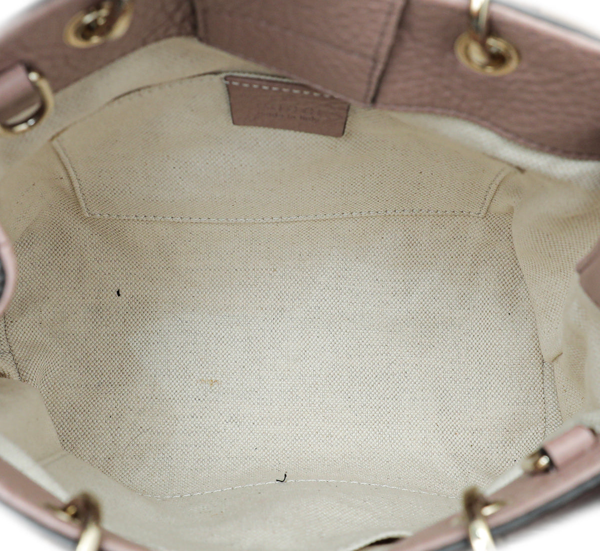 Gucci Dusty Pink Bamboo Mini Shopper Bag